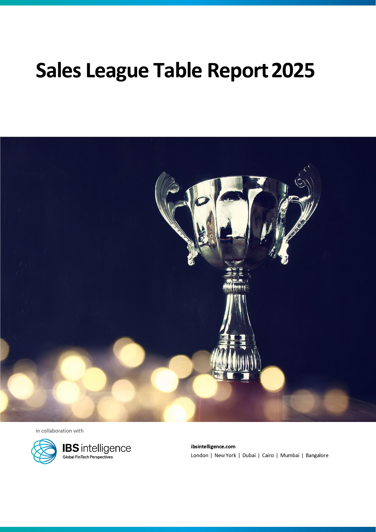 Sales League Table Report